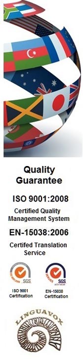 A DEDICATED OXFORD TRANSLATION SERVICES COMPANY WITH ISO 9001 & EN 15038/ISO 17100